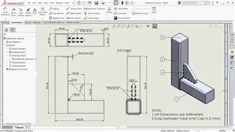 solidworks sheet metal welds|welding symbols in solidworks drawing.